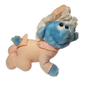 8" Applause Baby Smurf Stuffed Plush Damage on lace